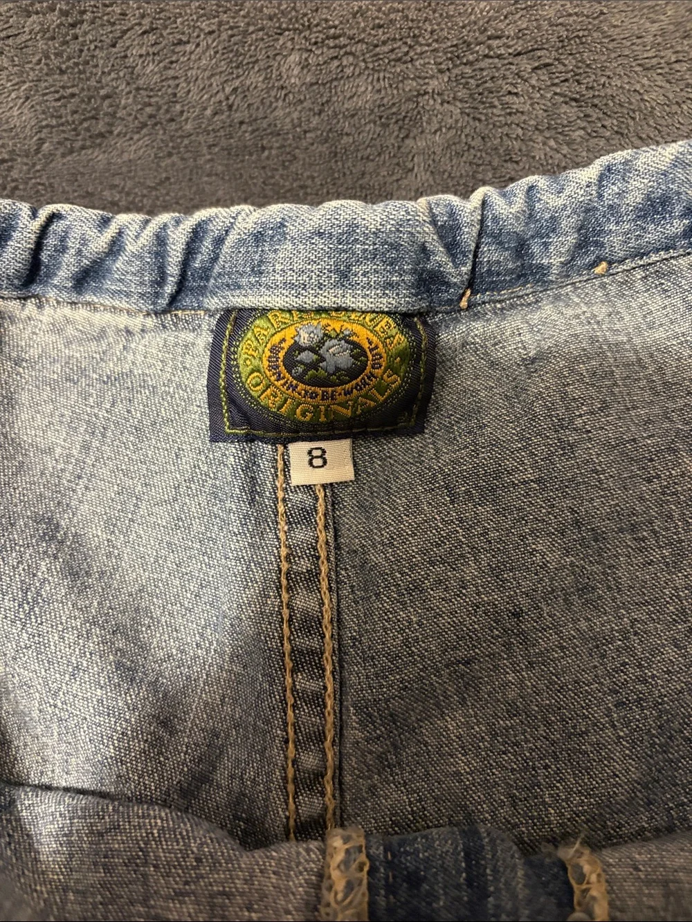 OshKosh B'gosh Mid-Blue Drawstring Denim Shorts
